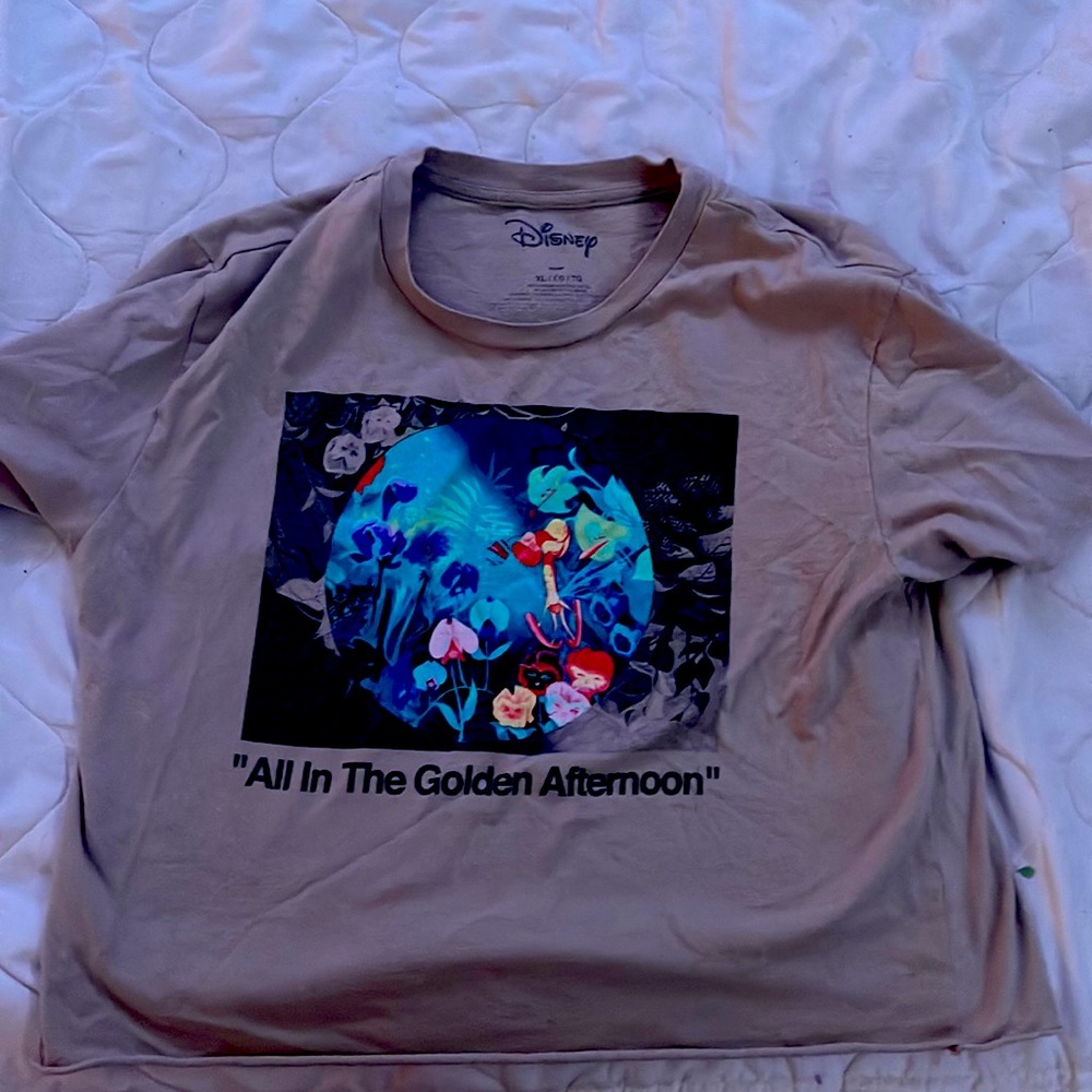 Disney | RARE | Crop Top | Alice & Wonderland | LOW QUANTITY | Discount Price |